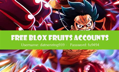 free blox fruit account 2024